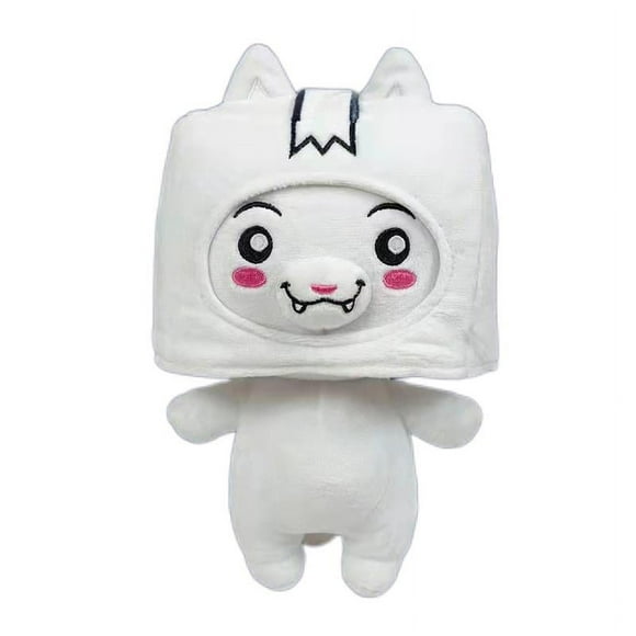 Cartoon Plushies Dolls,Glowing Fox Box Stone Ghost Canned Branch,Cute Anime Cosplay Plush Toys Gifts for Cartoon Fans