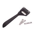 thumbnail image 1 of Cuchillo para esquiar cuero de acero de aleación, juego de herramientas de mano DIY, cuchillos de adelgazamiento artesanales de cuero con 3 uds, cortador de adelgazamiento de borde de cuchillas ZefeiWu 8390606876614, 1 of 1