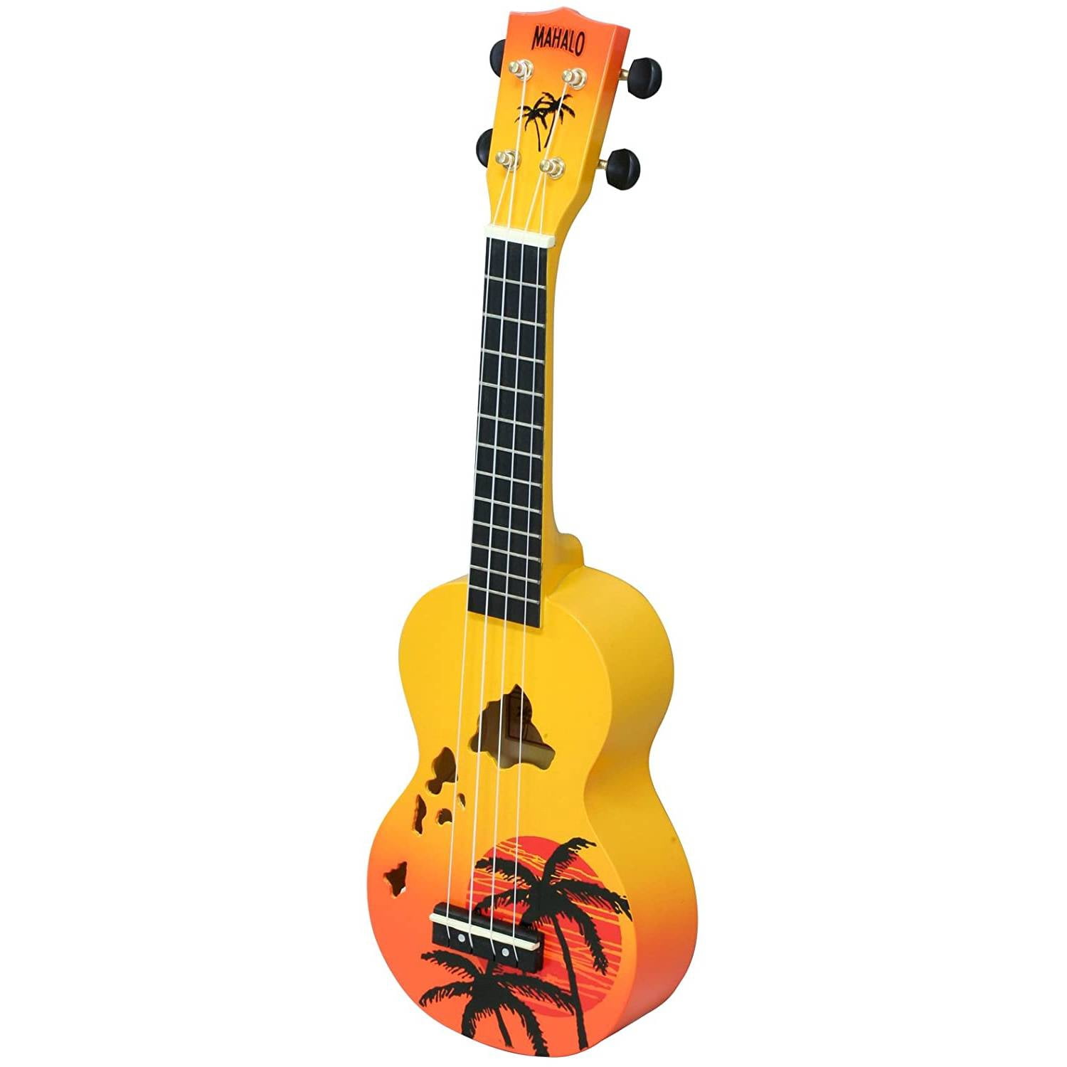 Hawaii Soprano Ukulele w/Bag Orange Burst