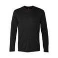 thumbnail image 2 of Hanes 482L Cool Dri Performance Mens Long-Sleeve T-Shirt, Black - Size Small, 2 of 4