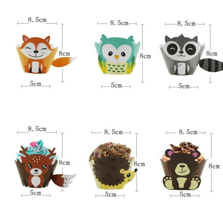 

Veki Packaging Cupcake Machine Cake Decoration Children s Fun Party Birthday Kitchen，Dining Bar Split Pie Pans for Baking