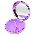 thumbnail image 2 of Caja de almacenamiento con protección de espejo con herramienta de extracción de alineadores para almacenamiento de ortodoncia Violeta, 2 of 7