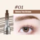 thumbnail image 1 of Pasta para pintar cejas con pincel cuadrado, color marrón miel, té, prensado, tinte 3D, crema potenciadora de cejas, modificación de la línea del cabello, 1 of 5