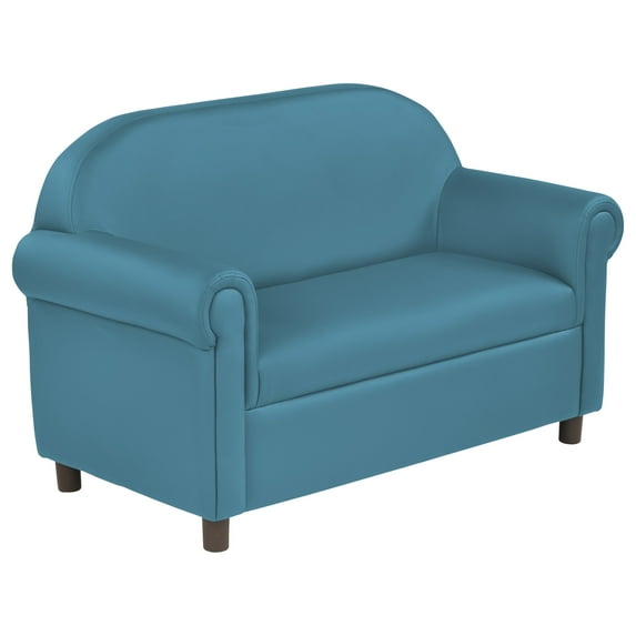 SoftZone® Little Lux Youth Sofa - Seafoam