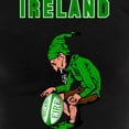 thumbnail image 3 of CafePress - Irish Rugby Women's Dark Pajamas - Women's Short Sleeve Print T-Shirt and Pants Dark Cotton Pajama Set, 3 of 7