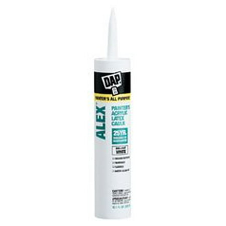 Dap 18065 ALEX Acrylic Latex Painters Caulk - White 10.1-oz Cartridge