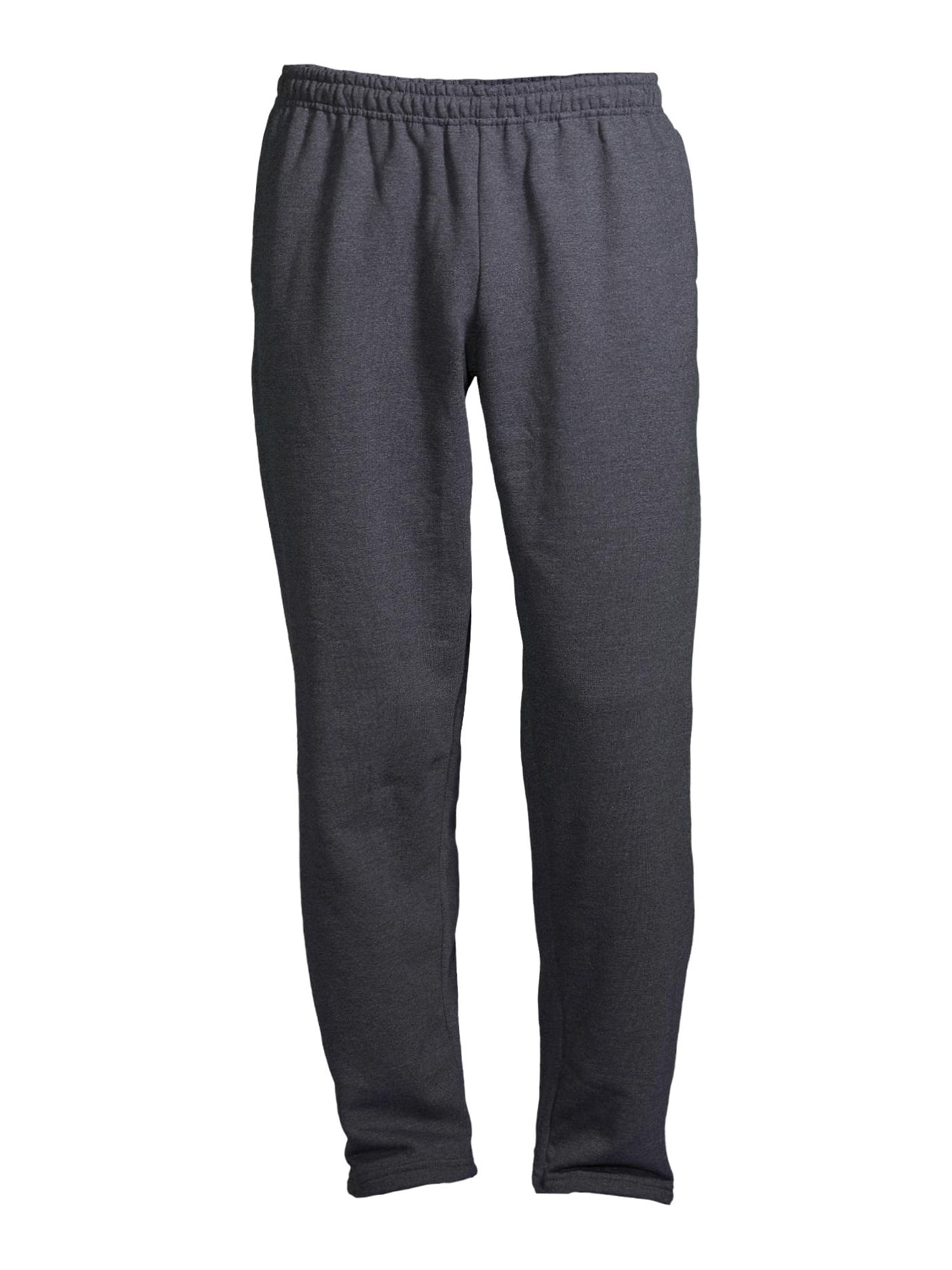 GetUSCart- Gildan Men's Fleece Open Bottom Pocketed Pant, Navy, Large