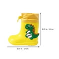 thumbnail image 2 of 1 par de botas de lluvia impermeables para niños con dibujos animados, bonitos zapatos de lluvia, calzado protector., 2 of 5