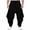 #359-Black, variant on Kakii Men's Harem Pants Loose Stretchy Waist Casual Hippie Trousers