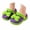 AB541 Green1, variant on Toddler Sandals Girl Size 3.5-4 Years Butterfly Print Close Toe Anti- Clogs Casual Girls Summer Holiday Shoes Brown