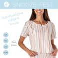 thumbnail image 2 of Hello Mello Lounge Pajama Top Sleepwear Shirt with Crewneck, Snooze Fest (Women's), 2 of 8