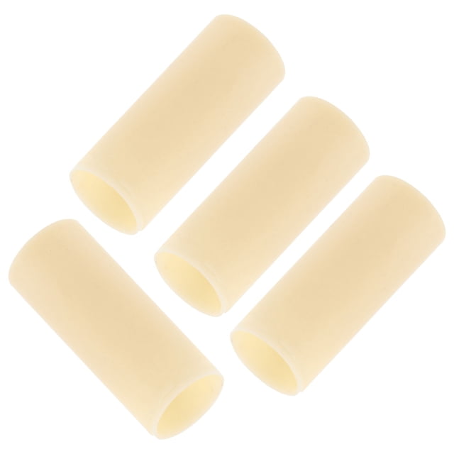 USHOBE 4Pcs Beige Nylon Leaf Spring Bushing Kit for Trailer Axle Stability Enhancement 11.8x7.9x3.9in