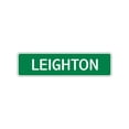 thumbnail image 1 of Leighton Boys Children Name Decoration Label Indoor Outdoor Unique Wall Novelty Letter Printed Plaque Aluminum Metal Sign 4"x18", 1 of 1
