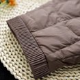 thumbnail image 6 of UTSJKR Women's Padded Quilted Thermal Trousers Solid Color Thick Winter Outdoor Lantern Pants Chunky Warm Snow Pants Coffee M, 6 of 9