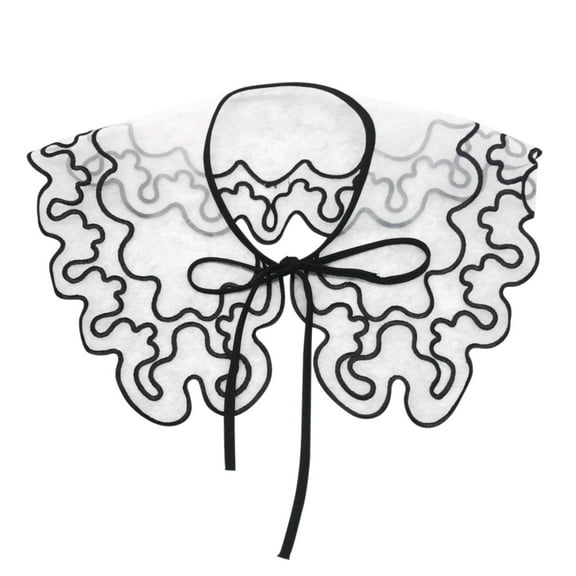 TIREOW Women Stylish Detachable Fake Collar Half Shirt Blouse False Collar Tops Fashion Collar False Collar Decoration for Women & Girls