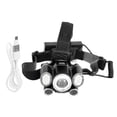 thumbnail image 2 of Headlight, 1200LM Zoom Headlamp, Electric Quantity Display 5 Light Modes for Outdoor Traveling Night Riding, 2 of 8
