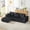 Dark Gray-Left Facing Chaise, variant on Kosynda 103"W Cloud Sectional Couch with L-Shape Chaise, Modular Sectional Sofa with Deep Seat, Corduroy Upholstered Boneless Sofa for Living Room, No Assembly Required (Gray, Right Facing Chaise)