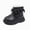 A59-Black, variant on Girls Thick Warm Ankle Boots Children Fall Winter Casual Short Boots for Daily Wear
