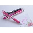 thumbnail image 4 of Zebra Pen F-301 Stainless Steel Retractable Ballpoint Pen, 0.7 mm, BCA Pink Barrel, Black Ink (6), 4 of 4