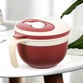 thumbnail image 3 of Miangastore 1 Ensemble de Bol à Ramen Micro-Ondable Rouge pour Usage Quotidien à la Maison, 3 of 9