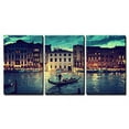 thumbnail image 2 of wall26 - 3 Piece Canvas Wall Art - Grand Canal in Sunset Time, Venice, Italy - Modern Home Art Stretched and Framed Ready to Hang - 16"x24"x3 Panels, 2 of 4