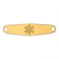 thumbnail image 4 of 14K Yellow Gold Non-enameled Medical Jewelry ID Plate Bracelet, 4 of 5