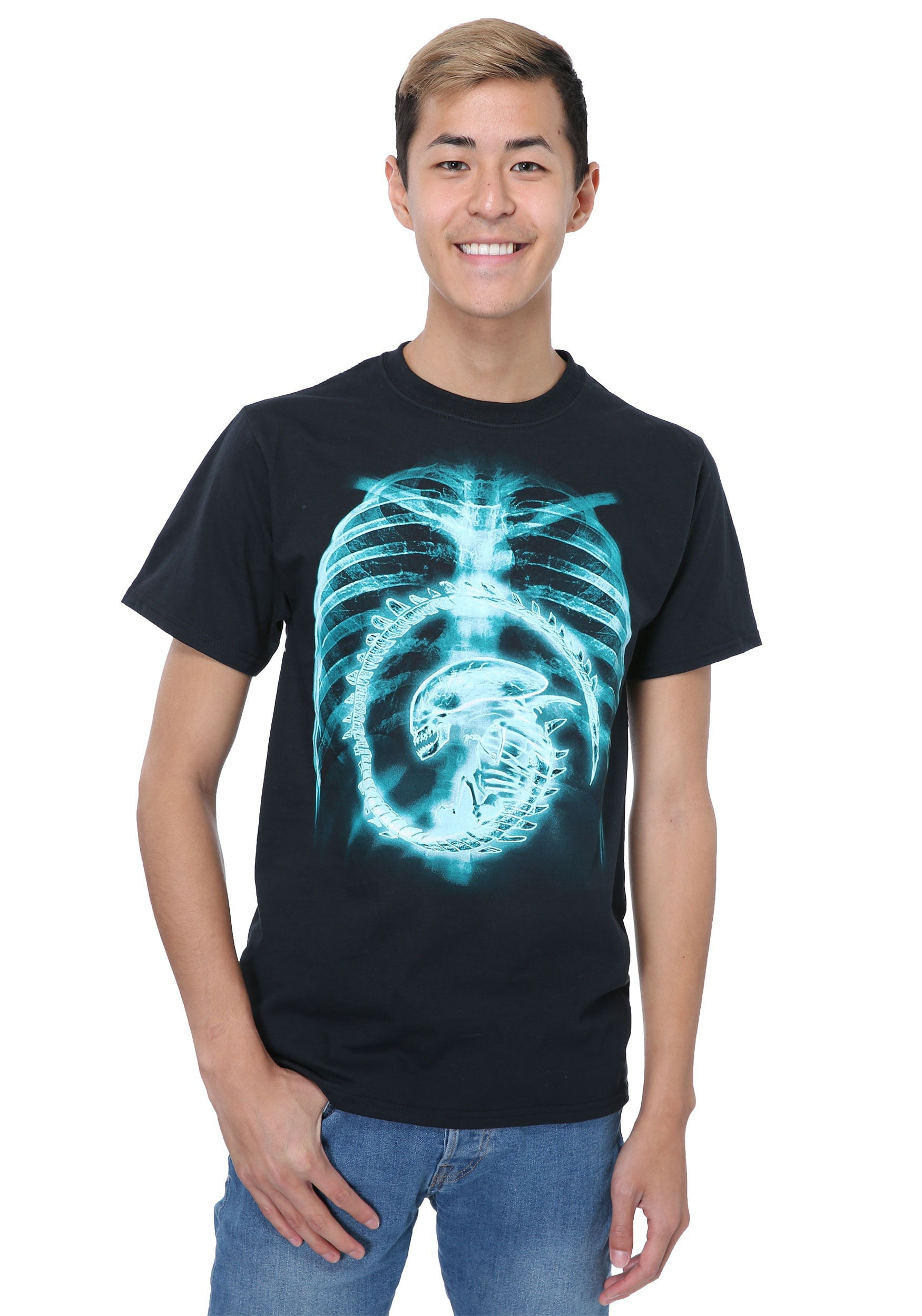 alien x ray t shirt