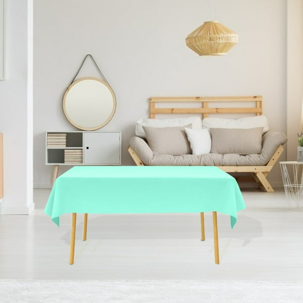 Plastic Tablecloths Disposable Table Covers 54 x 108 Inches Baby Shower