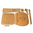 thumbnail image 4 of 7Pcs Leather Stencils Patterns Bag Templates Bag Template Ruler for Purse Making Kraft Paper, 4 of 9