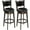 32 In, variant on TrumanPick 26 Inch Swivel Bar Stools Set of 2 Upholstered Counter Height Barstools with High Back Chair for Kitchen Island, Black