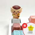 thumbnail image 1 of Teclado mecánico decorativo de Anime Kawaii Chiikawa, tapa de teclado translúcido desmontable, Cruz Axi, 1 of 5