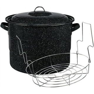 Carolina Cooker Waxed Stew Pot, 75 Gallon with Stand, Cast Iron & Cooking Supplies, Wash Ports & Stew Pots