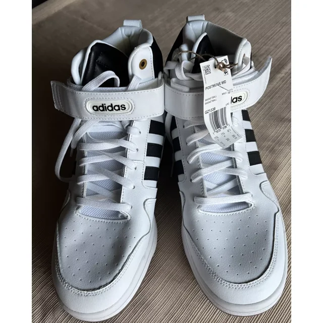 Ad-id-as PostMove Mid Men’s 12 Sneaker Basketball Shoe White #338 New With Tags