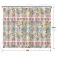 thumbnail image 5 of Pioneer Flower Floral Print Pattern Shower Curtain 84"x72", Bathroom Decorative Shower Curtain Set with 12 Hooks, Waterproof Washable, 5 of 6