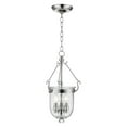 thumbnail image 2 of 5084-91 Livex Lighting Jefferson - 3 Light Chain Lantern in Traditional Style - 12 Inches wide by 25 Inches high-Brushed Nickel Finish    -Traditional, 2 of 7
