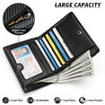 thumbnail image 6 of GAEKEAO Mens Wallet Slim Bifold RFID Blocking Thin Credit Card Holder Genuine Leather Minimalist Front Pocket Wallets for Men with Zipper Coin Pocket, 6 of 9