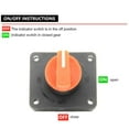 thumbnail image 4 of 300A Battery Isolator Disconnect Rotary Switch Cut Access Boat RV On/Off W6A6, 4 of 6