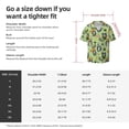 thumbnail image 5 of Goofa Cute Panda Bear In Greenery Forest Printed Men's Casual Short-sleeved Shirt,Lightweight Breathable Button-down,Summer Casual men's top,Versatile Fashion shirt-3X-Large, 5 of 7