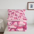 thumbnail image 4 of Erosebridal Ensemble de Literie Léopard Afro, Couette Faune Animal de la Forêt, Décoration de Chambre Guépard, Réversible 2 Pcs, 4 of 7