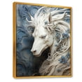 thumbnail image 2 of Designart "Painting Of The Mythical Horse III" Mythical Creatures Floater Framed Wall Art Prints, 2 of 5