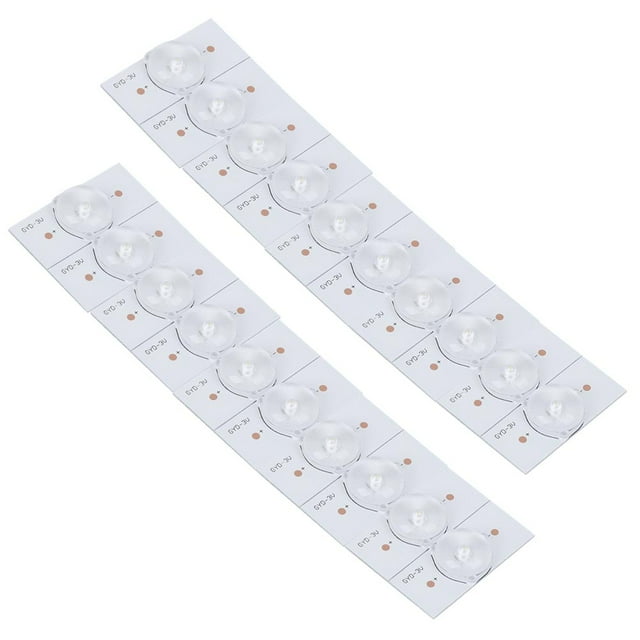Cuentas de Lámpara Smd de 3V, Tablero de Fibra de Vidrio, Alta Dureza, Alto Brillo, Bajo Consumo de Energía, Filtro de Lente Óptica, Para Reparación de Televisores