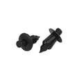 thumbnail image 2 of Unique Bargains 50 Pcs Black Plastic Rivet Trim Fastener Clips 6mm x 14mm x 17mm, 2 of 2
