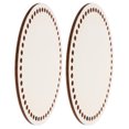 thumbnail image 5 of SOPOTUTU Bottoms For Knitting Basket Wood Crochet Basket Base Khaki 2Pcs, 5 of 6