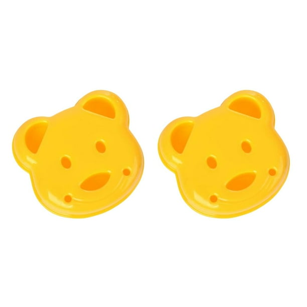 Wosthever Sandwich Mold Equipment Accessories Professional Bread Cartoon Toast Bear Manual Kitchen Molds Gadget DIY Shape Mould 10.0x9.0x2.5 cm 2piezas Wosthever CBP592532