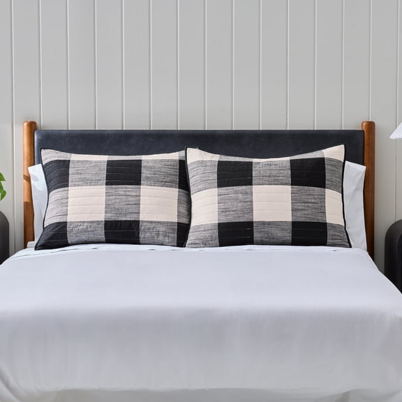 Better Homes & Gardens Red Global Diamond 2-Piece Cotton King Sham Set