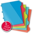 thumbnail image 5 of IQ+ Isolar 5-Sujet Poly Cover Wirebound Notebook, College Ru, 11 x 8.5 Inch Sheet Size, 200 Sheets, Red, 5 of 5
