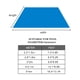 thumbnail image 5 of Cubierta de piscina Rectangular azul de alta resistencia cubierta de piscina de PE resistente al ag yeacher  13 pies, 5 of 7