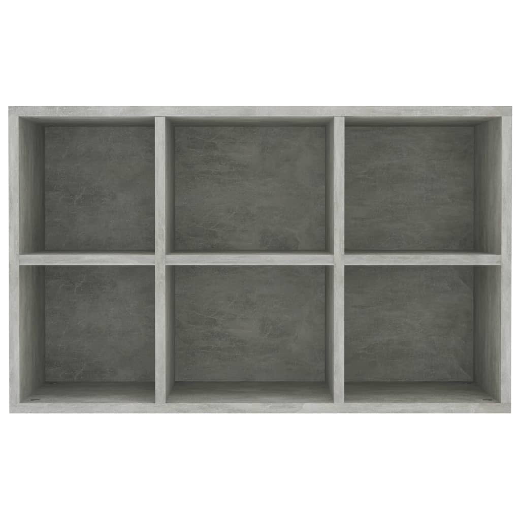 Kepooman 26" Modern 3-Tier Storage Bookshelf Cupboard for Home Office, Light Grey