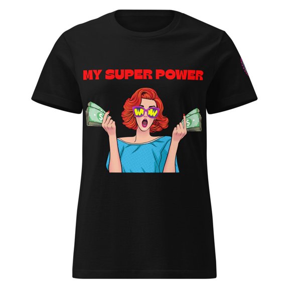 MY SUPER POWER- Manifesting Money (Black, S)