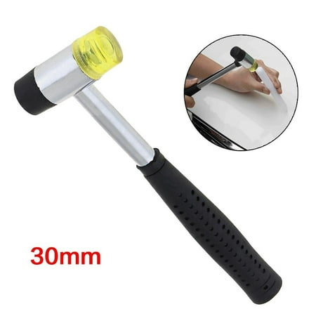 

30mm Double Faced Rubber Hammer Nylon Head Tile Casement Glazing Mallet Tools